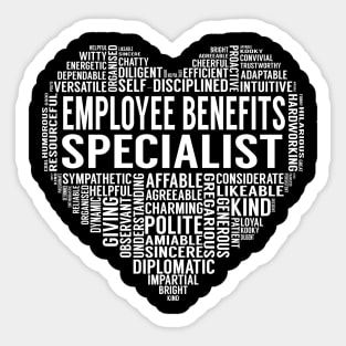 Employee Benefits Specialist Heart Sticker